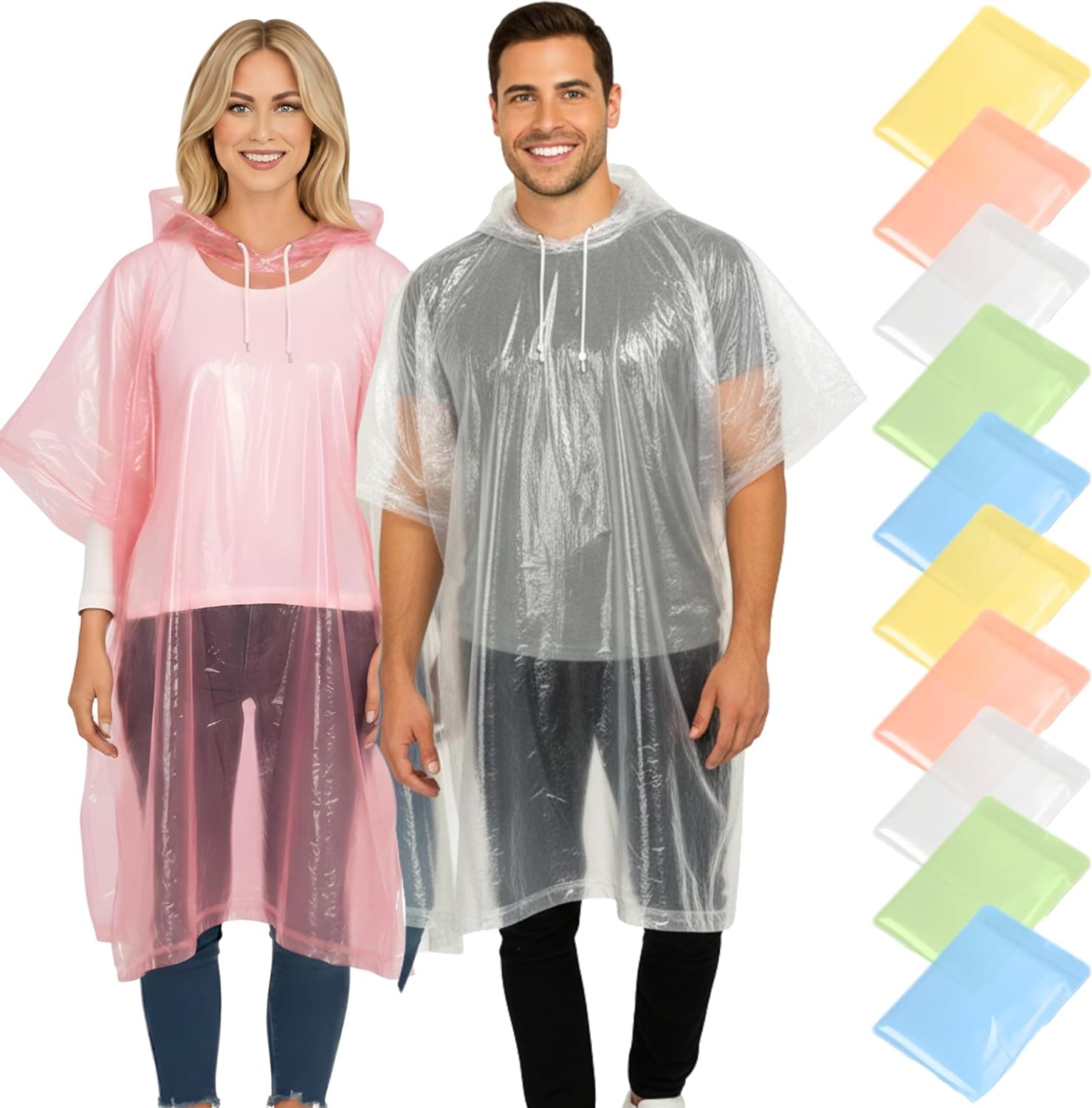REDSTAR Rain Ponchos (Adult, Multipack)